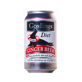 Goslings Non-Alcoholic Diet Ginger Beer - 6x355ml